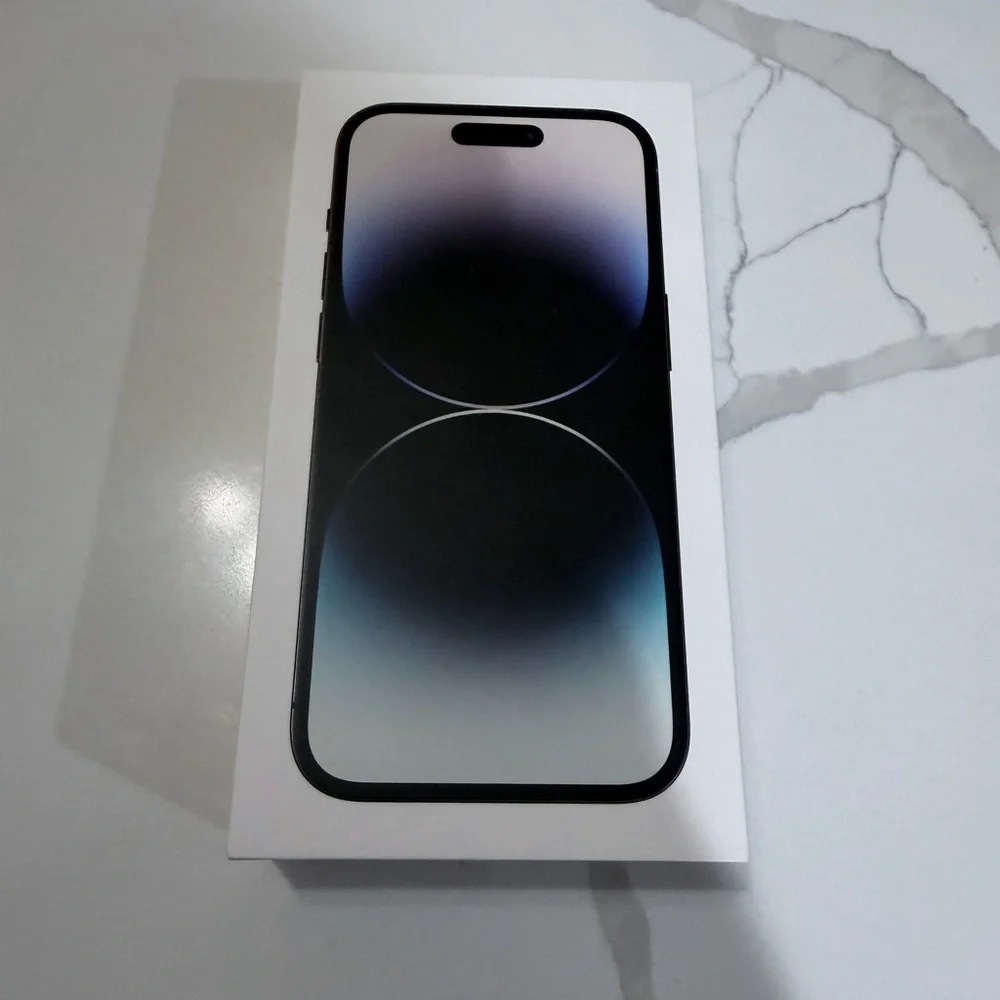 Apple iPhone 14 Pro Space Black 128GB A2650 EMPTY BOX ONLY